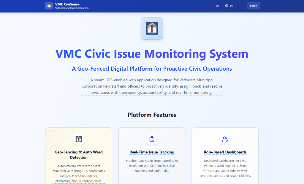 CiviSense — Civic Issue Monitoring System
