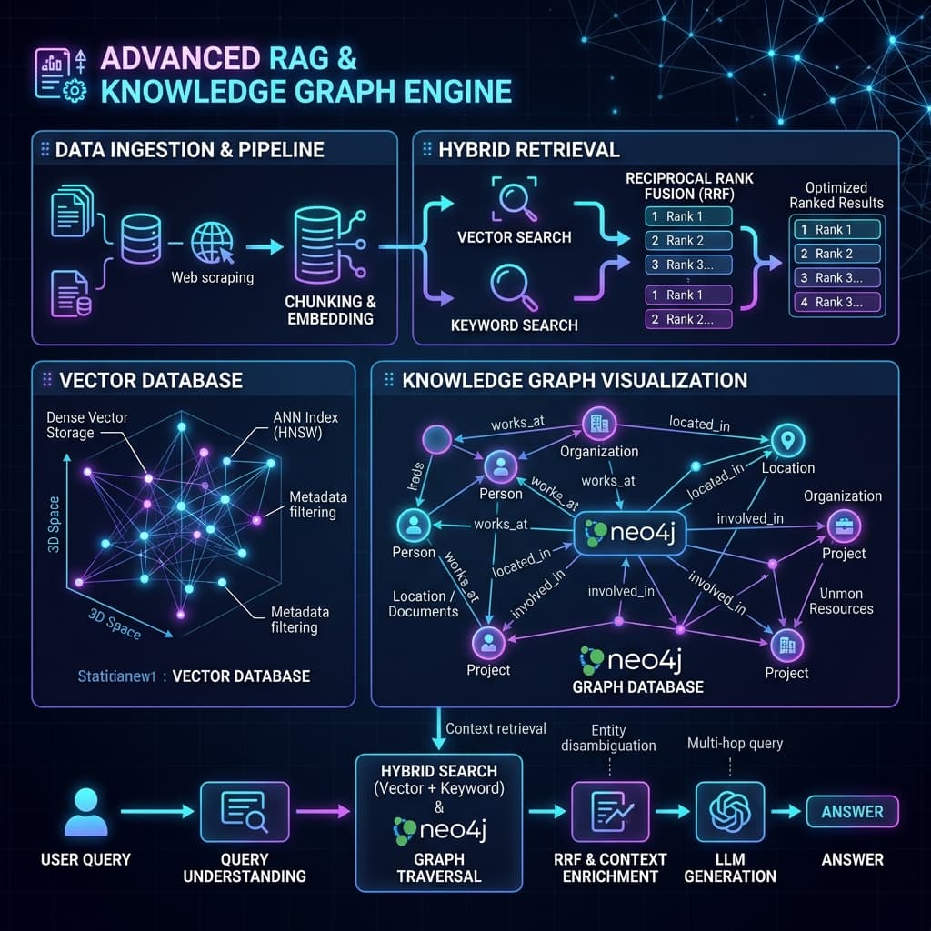 Advanced RAG & Knowledge Graph Engine